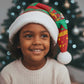 Mauritania Christmas Santa Hat Santa Claus Camel Gift Boxes Starry Sky and Desert - African Pride