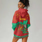 Mauritania Christmas Hoodie Dress Santa Claus Camel Gift Boxes Starry Sky and Desert - African Pride