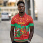 Mauritania Christmas Polo Shirt Santa Claus Camel Gift Boxes Starry Sky and Desert - African Pride