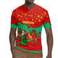 Mauritania Christmas Rugby Jersey Santa Claus Camel Gift Boxes Starry Sky and Desert - African Pride