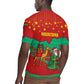 Mauritania Christmas Rugby Jersey Santa Claus Camel Gift Boxes Starry Sky and Desert - African Pride