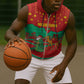 Mauritania Christmas Sleeveless Zip Hoodie Santa Claus Camel Gift Boxes Starry Sky and Desert - African Pride