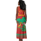 Mauritania Christmas Tank Maxi Dress Santa Claus Camel Gift Boxes Starry Sky and Desert - African Pride