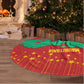 Mauritania Christmas Tree Skirt Santa Claus Camel Gift Boxes Starry Sky and Desert - African Pride