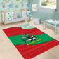 Mauritania Christmas Area Rug Santa Sharks Festive Fish Pattern and Red Green Holiday - African Pride