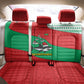 Mauritania Christmas Back Car Seat Cover Santa Sharks Festive Fish Pattern and Red Green Holiday - African Pride