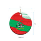 Mauritania Christmas Ceramic Ornament Santa Sharks Festive Fish Pattern and Red Green Holiday - African Pride