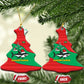 Mauritania Christmas Ceramic Ornament Santa Sharks Festive Fish Pattern and Red Green Holiday - African Pride