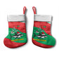 Mauritania Christmas Stocking Santa Sharks Festive Fish Pattern and Red Green Holiday - African Pride