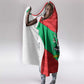 Mauritania Christmas Hooded Blanket Santa Sharks Festive Fish Pattern and Red Green Holiday - African Pride