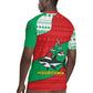 Mauritania Christmas Rugby Jersey Santa Sharks Festive Fish Pattern and Red Green Holiday - African Pride