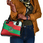 Mauritania Christmas Shoulder Handbag Santa Sharks Festive Fish Pattern and Red Green Holiday - African Pride