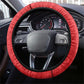 Mauritania Christmas Steering Wheel Cover Santa Sharks Festive Fish Pattern and Red Green Holiday - African Pride