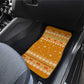 Cyprus Christmas Car Mats Santa Holding Doves Olive Branch Snowflakes - African Pride