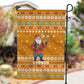 Cyprus Christmas Garden Flag Santa Holding Doves Olive Branch Snowflakes - African Pride