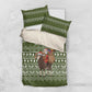 Cyprus Christmas Bedding Set Santa Riding Ram Ho Ho Holy Cyprus - African Pride