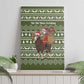 Cyprus Christmas Canvas Wall Art Santa Riding Ram Ho Ho Holy Cyprus - African Pride