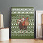 Cyprus Christmas Canvas Wall Art Santa Riding Ram Ho Ho Holy Cyprus - African Pride