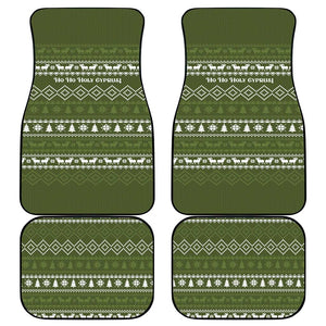 Cyprus Christmas Car Mats Santa Riding Ram Ho Ho Holy Cyprus - African Pride