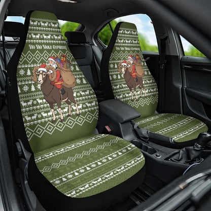 Cyprus Christmas Car Seat Cover Santa Riding Ram Ho Ho Holy Cyprus - African Pride