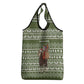 Cyprus Christmas Grocery Bag Santa Riding Ram Ho Ho Holy Cyprus - African Pride