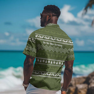 Cyprus Christmas Hawaiian Shirt Santa Riding Ram Ho Ho Holy Cyprus - African Pride