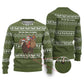 Cyprus Christmas Ugly Christmas Sweater Santa Riding Ram Ho Ho Holy Cyprus - African Pride