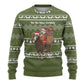 Cyprus Christmas Ugly Christmas Sweater Santa Riding Ram Ho Ho Holy Cyprus - African Pride
