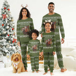 Cyprus Christmas Pajama Set Santa Riding Ram Ho Ho Holy Cyprus - African Pride