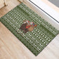 Cyprus Christmas Rubber Doormat Santa Riding Ram Ho Ho Holy Cyprus - African Pride