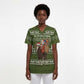 Cyprus Christmas Scrub Top Santa Riding Ram Ho Ho Holy Cyprus - African Pride