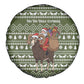 Cyprus Christmas Spare Tire Cover Santa Riding Ram Ho Ho Holy Cyprus - African Pride