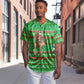 Djibouti Christmas Baseball Jersey Santa Riding Camel Palm Trees Camel - African Pride