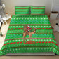 Djibouti Christmas Bedding Set Santa Riding Camel Palm Trees Camel - African Pride