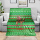 Djibouti Christmas Blanket Santa Riding Camel Palm Trees Camel - African Pride