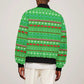 Djibouti Christmas Bomber Jacket Santa Riding Camel Palm Trees Camel - African Pride