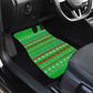 Djibouti Christmas Car Mats Santa Riding Camel Palm Trees Camel - African Pride