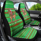 Djibouti Christmas Car Seat Cover Santa Riding Camel Palm Trees Camel - African Pride