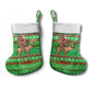 Djibouti Christmas Stocking Santa Riding Camel Palm Trees Camel - African Pride