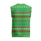 Djibouti Christmas Knitted V-Neck Vest Santa Riding Camel Palm Trees Camel - African Pride