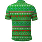 Djibouti Christmas Polo Shirt Santa Riding Camel Palm Trees Camel - African Pride