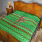 Djibouti Christmas Quilt Santa Riding Camel Palm Trees Camel - African Pride