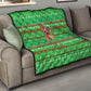 Djibouti Christmas Quilt Santa Riding Camel Palm Trees Camel - African Pride