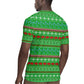 Djibouti Christmas Rugby Jersey Santa Riding Camel Palm Trees Camel - African Pride