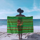 Djibouti Christmas Sarong Santa Riding Camel Palm Trees Camel - African Pride