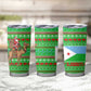 Djibouti Christmas Tumbler Cup Santa Riding Camel Palm Trees Camel - African Pride