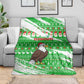 Djibouti Christmas Blanket Santa Eagle Doves Trees and Green Snowflake - African Pride
