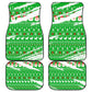 Djibouti Christmas Car Mats Santa Eagle Doves Trees and Green Snowflake - African Pride