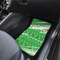 Djibouti Christmas Car Mats Santa Eagle Doves Trees and Green Snowflake - African Pride