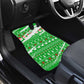 Djibouti Christmas Car Mats Santa Eagle Doves Trees and Green Snowflake - African Pride